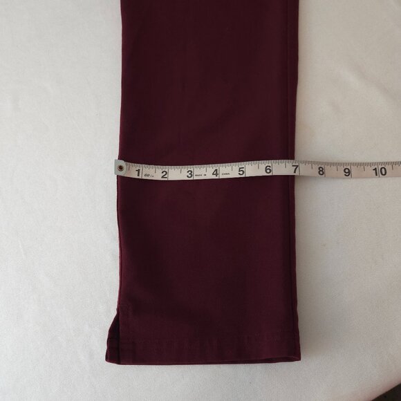 Figs Women's Yola Skinny Scrub Pants In Burgundy - Picture 16 of 16